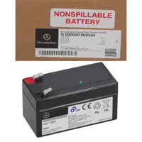 ORIGINAL Mercedes AGM Backup Batterie Stützbatterie 12V 1.2Ah 000000009504