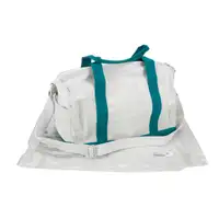 ORIGINAL MINI Tasche Reisetasche Sporttasche Duffle Bag mit Aufdruck Aqua/Weiß 80222445672