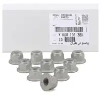 10x ORIGINAL Opel MOPAR Mutter Traggelenk F&uuml;hrungsgelenk Astra Insignia Zafira YR00102380
