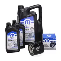 6,892 Liter MOPAR 5W-20 Motor&ouml;l + &Ouml;lfilter CHRYSLER 300C (LX, LE) Sebring (JS)
