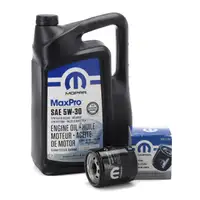 5L MOPAR 5W-30 Motor&ouml;l + &Ouml;lfilter CHRYSLER 300C ALFA ROMEO Giulia 952 Stelvio 949 2.0