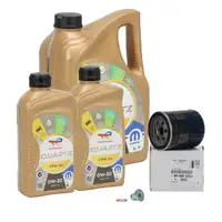 7L ORIGINAL Mopar TOTAL QUARTZ FPW 02 0W-30 Motor&ouml;l + &Ouml;lfilter 2.0/2.2 BlueHDi 9809532380