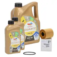 7L ORIGINAL Mopar TOTAL QUARTZ FPW 02 0W-30 Motor&ouml;l + &Ouml;lfilter 1109.CL