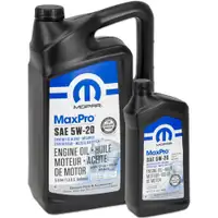 5L + 1x 946ml MOPAR 5W-20 engine oil CHRYSLER DODGE JEEP RAM FIAT ALFA ROMEO
