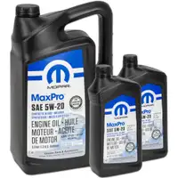 5L + 2x 946ml MOPAR 5W-20 engine oil CHRYSLER DODGE JEEP RAM FIAT ALFA ROMEO