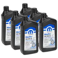 6x 946ml MOPAR 0W20 engine oil CHRYSLER DODGE JEEP RAM FIAT ALFA ROMEO K68218950AB