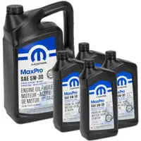 5L + 4x 946ml MOPAR 5W-30 engine oil CHRYSLER DODGE JEEP RAM FIAT ALFA ROMEO