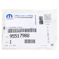 ORIGINAL Opel MOPAR oil line turbocharger return Vivaro B 1.6 CDTI 95517988