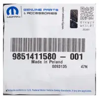 ORIGINAL PSA Opel Mopar oil pan cover, lower part, Jumpy Expert 1.5/1.6D 9809981680