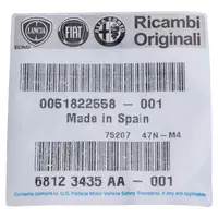 ORIGINAL Fiat Alfa Romeo intake hose Mito Grand Punto Linea 1.4 51822558