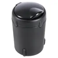 ORIGINAL Citroen Peugeot ashtray with lid BLACK ROUND 7589.05