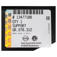 ORIGINAL Opel St&uuml;tze Sto&szlig;f&auml;nger Sto&szlig;stange Crossland X vorne YQ000532580