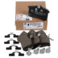 ORIGINAL Citroen Peugeot Bremsbel&auml;ge C3 2 C3 Origin 3 DS3 207 207+ 208 1 hinten 1696257580