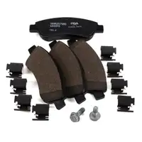 ORIGINAL PSA Opel MOPAR Bremsscheiben + Bel&auml;ge C2 C3 C4 Corsa F 206 207 208 301 307 vorne