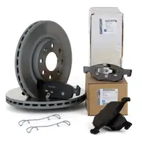 ORIGINAL GM Opel brake discs + brake pads Corsa E 14 inch RPO JQ3 front