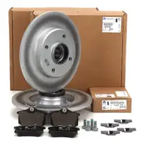 ORIGINAL PSA MOPAR brake discs + wheel bearings + brake pads C3 II DS3 2008 207 208 rear