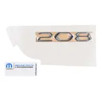 ORIGINAL Peugeot MOPAR Emblem Logo Heckklappe 208 hinten 98312220DX