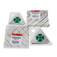 2x ORIGINAL Alfa Romeo Quadrifoglio emblem fender GIULIETTA 940 LEFT+RIGHT