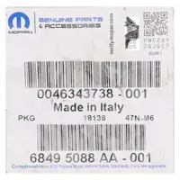 ORIGINAL MOPAR Haltersatz Einspritzd&uuml;se D&uuml;senhalter Ducato 250 Doblo 263 1.6/2.0D 46343738