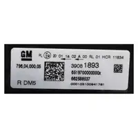 ORIGINAL GM Opel HALOGEN headlight Astra K right 39081893