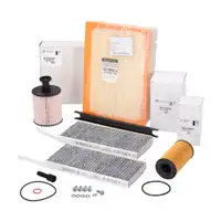 ORIGINAL Opel MOPAR filter set, 4-piece filter package, Movano B 2.3 CDTi 101-170 hp