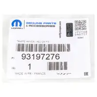 ORIGINAL Opel MOPAR cap cover tow hook Movano B front 93197276