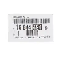 ORIGINAL Citroen Peugeot Klemmst&uuml;ck Rohrverbinder Berlingo C3 C4 308 508 9823743580