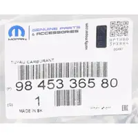 ORIGINAL Opel Peugeot MOPAR fuel line Corsa F 208 2 1.2 9845336580