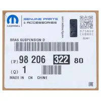 ORIGINAL Peugeot MOPAR control arm 508 2 508 SW 2 rear right 9820632280