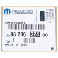 ORIGINAL Peugeot MOPAR control arm 508 2 508 SW 2 rear left 9820632480