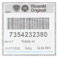 ORIGINAL PSA MOPAR Sto&szlig;stange Sto&szlig;f&auml;nger Jumper 3 Boxer Ducato 250 hinten 735423238