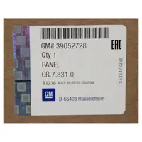 ORIGINAL GM Opel Sto&szlig;stange Sto&szlig;f&auml;nger VORNE 39052728 f&uuml;r ASTRA K