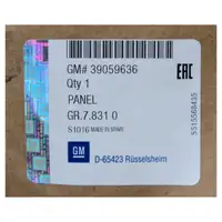 ORIGINAL GM Opel Sto&szlig;stange Sto&szlig;f&auml;nger CORSA E vorne 39059636