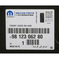 ORIGINAL Peugeot MOPAR Fahrzeugt&uuml;r Beifahrert&uuml;r 3008 2 5008 2 rechts 9812306280