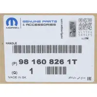 ORIGINAL PSA Opel MOPAR T&uuml;rgriff Au&szlig;en mit Keyless Go Berlingo C3 3 vorne links 981608261T