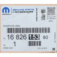 ORIGINAL PSA Citroen Harnstofftank AdBlue Tank Additiv AT-Teil Euro 6 Berlingo 1682615380