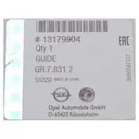 ORIGINAL Opel bracket bumper rear trim Corsa D rear right 13179904