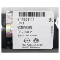 ORIGINAL Opel front trim extension Zafira B front lower left 13263111