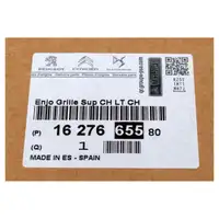 ORIGINAL Peugeot trim strip protective strip bumper 308 II front upper 1627665580