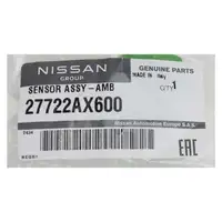 ORIGINAL Nissan Sensor Au&szlig;entemperatur Micra 3 Navar NP300 Note 27722-AX600