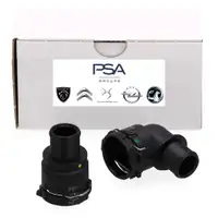 2x ORIGINAL PSA Opel INLET+OUTLET connection piece heating Mokka / X (J13) 1.4 1.6