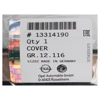 ORIGINAL Opel cover for roof rack mount Astra J 5-door model year 12.09-10.15 right 13314190