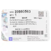 ORIGINAL GM Opel Abdeckung Sto&szlig;stange Mokka / Mokka X ohne FLEXFIX hinten 25980563