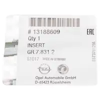 ORIGINAL Opel Sto&szlig;stangenleiste Zierleiste Blende Zafira B vorne links 13188609