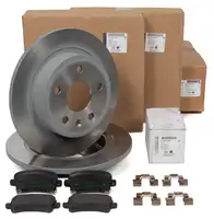 ORIGINAL Opel Bremsscheiben + Bremsbel&auml;ge Insignia A 16 Zoll POC J60 hinten 1680581580