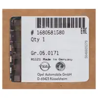 ORIGINAL Opel Bremsscheiben + Bremsbel&auml;ge Insignia A 16 Zoll POC J60 hinten 1680581580