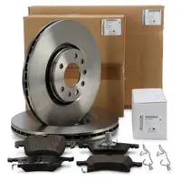 ORIGINAL GM Opel brake discs + brake pads Meriva B front 1680581880