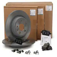 ORIGINAL GM Opel brake discs &Oslash; 288 mm + pads Astra K J60 rear 95526572