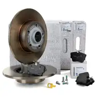 ORIGINAL GM Opel brake discs + wheel bearings + brake pads Vivaro B (X82) rear