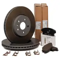 ORIGINAL Opel brake discs + brake pads Mokka / X (J13) up to vehicle no. front